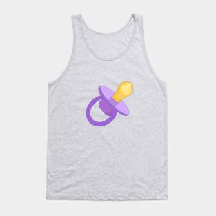 Purple Pacifier - Baby Pacifier - Pacifier Tank Top